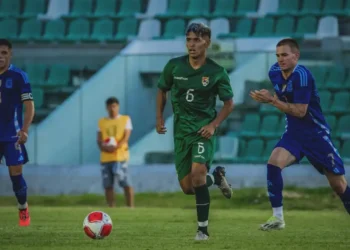 Nathan Tito Sosa con la selección sub-20