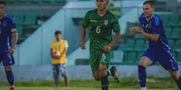Nathan Tito Sosa con la selección sub-20