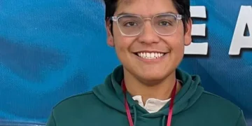 El ajedrecista paceño René Claure tras la competencia.