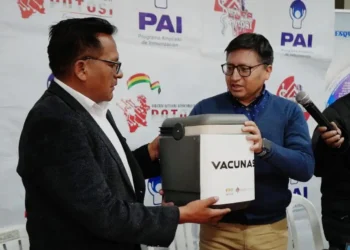 El Sedes de Potosí recibió más de 47.000 dosis de vacunas contra el sarampión. FOTO: Ministerio de Salud