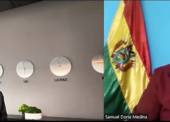 Conversación Pública entre Marcelo Claure y Samuel Doria Medina. Foto: Captura Facebook Macelo Claure.