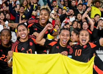 Festejo de Colombia tras la clasificación a la final de Copa América. (FOTO: Copa América)