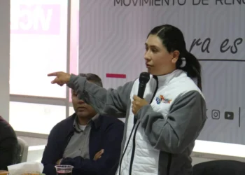 Eva Copa en el ampliado de Morena