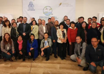 Los participantes del foro sobre agroquímicos. Foto: Senasag.