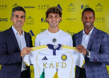 Joao Félix presentado en el Al-Nassr. (FOTO: Al-Nassr)