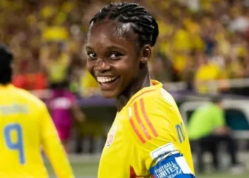 Linda Caicedo en un partido con la Selección de Colombia en septiembre de 2024. (FOTO: @RedesSociales)