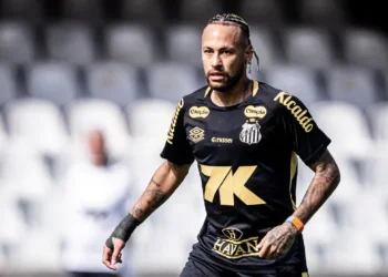 Neymar en el entrenamiento de Santos FC. (FOTO: Santos Futebol Clube)