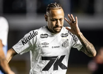 Neymar en el partido frente a Internacional. (FOTO: Santos Futebol Clube)