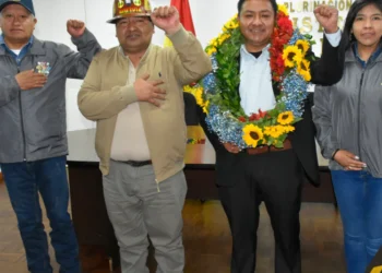 El exsenador Ramos durante su posesión. Foto: Senarecom.