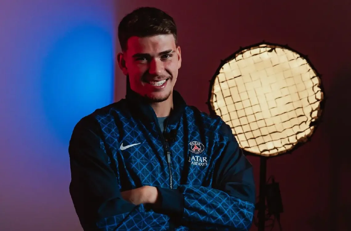 Renato Marin nuevo arquero del PSG. (FOTO: PSG - Paris Saint-Germain)