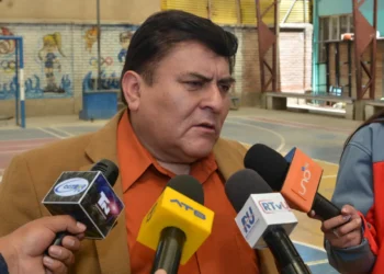 El fiscal departamental de Oruro, Aldo Morales, en conferencia de prensa. FOTO: Fiscalía de Oruro