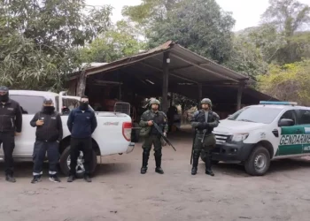 Imágenes de la intervención de la Gendarmería argentina. FOTO: Gendarmería de Argentina