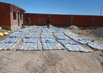 La droga hallada en la volqueta/FELCN
