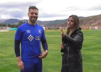 El guardameta de Cienciano, Juan Cruz Bolado, en entrevista con el área de prensa del cuadro peruano.