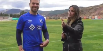 El guardameta de Cienciano, Juan Cruz Bolado, en entrevista con el área de prensa del cuadro peruano.