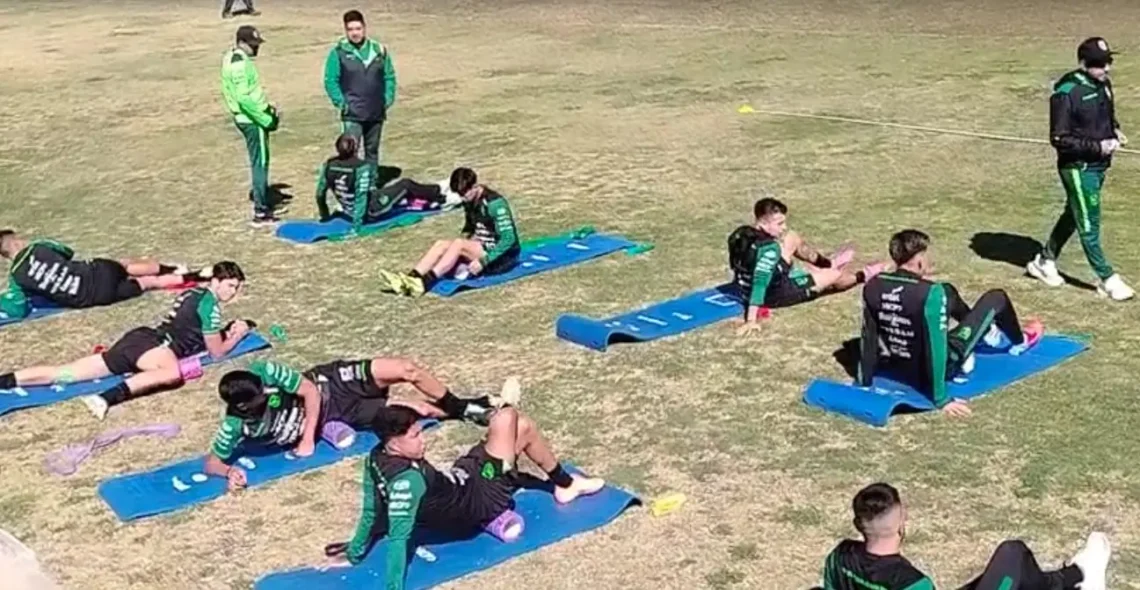 Toma del primer día de entrenamiento de la Selección Boliviana en Achumani (Miriam Flori)