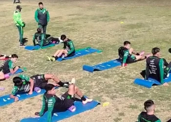 Toma del primer día de entrenamiento de la Selección Boliviana en Achumani (Miriam Flori)