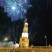 El icónico Faro de Conchupata de Oruro fue uno de los escenarios del inicio del Bicentenario. Foto: Coordinación Gubernamental Oruro