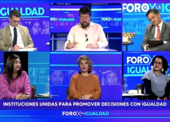 ForoXlaIgualdad. Foto: Captura transmisión Bolivisión.