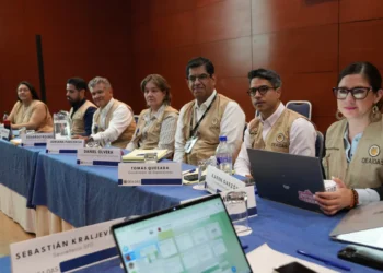 Parte de la delegación de los observadores electorales de la OEA que llegaron al país. (FOTO: OEA)