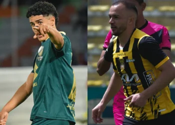 El colombiano Daniel Cataño, de Bolívar; y el paraguayo Juan Godoy, de The Strongest (APG).