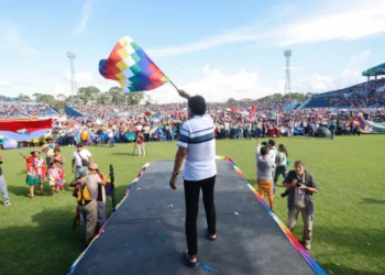 El expresidente Evo Morales en el trópico de Cochabamba.
Foto: Evo Morales.