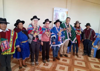 La misión del FIDA es recibida por comunidades. Foto: Ministerio de Desarrollo Rural.
