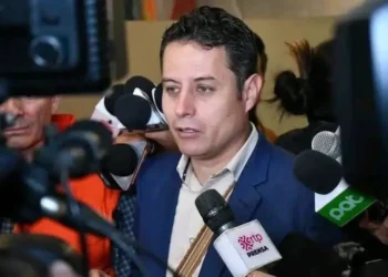 Edmand Lara, candidato vicepresidencial del PDC. Foto: DTV.