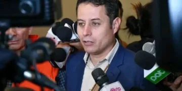 Edmand Lara, candidato vicepresidencial del PDC. Foto: DTV.