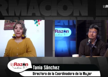 Tania Sánchez, directora de la Coordinadora de la Mujer, en entrevista con La Razón Radio.