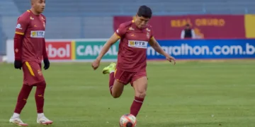 Uno de los festejos del cuadro de Real Oruro (APG)