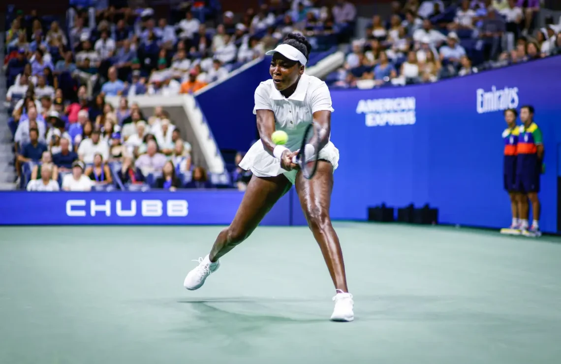 La leyenda viva del tenis mundial, Venus Williamsen el US Open (AFP).