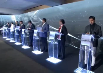Candidatos presidenciales. 
Foto: Captura RRSS