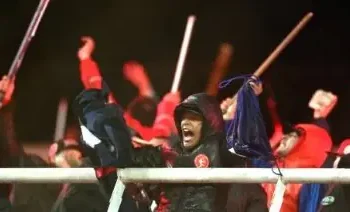 Incidentes en el partido entre Independiente y U de Chile