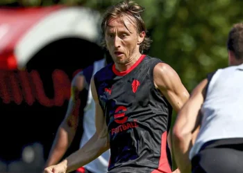 Luka Modric  entrenado en AC Milán. (FOTO: AC Milan)