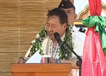 El presidente Luis Arce. Foto: Lucho Arce.