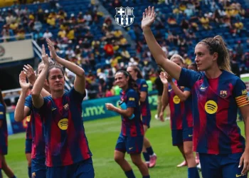 Posteó en Redes Sociales de las jugadoras del Barcelona, con un "Gracias México". (FOTO: FC Barcelona Femení)