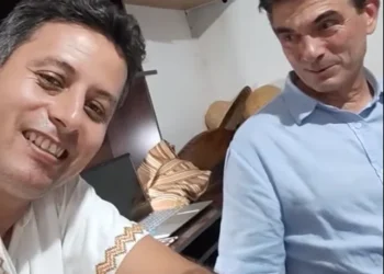 Rodrigo Paz y Edman Lara, candidatos del PDC.
Foto: captura RRSS
