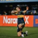 Festejo de Edinson Cavani que se reencontró con el gol en el 2-0 frente a Banfield. (FOTO: BOCA)