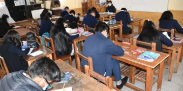 Desde el lunes, estudiantes de Cochabamba retornarán al horario normal de clases. FOTO: RRSS