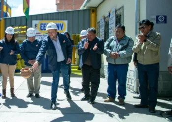Las nuevas oficinas para la conversión a GNV. Foto: Ministerio de Hidrocarburos.