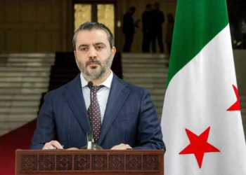 Asaad Hassan Al-Shibani, ministro de Asuntos Exteriores del gobierno interino sirio. Foto: AFP