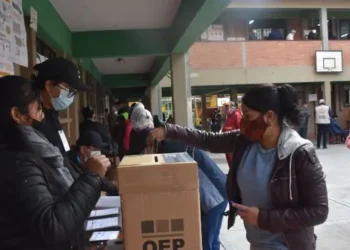 Proceso de votación en las elecciones de 2021 para las elecciones subnacionales. 
Foto: Archivo