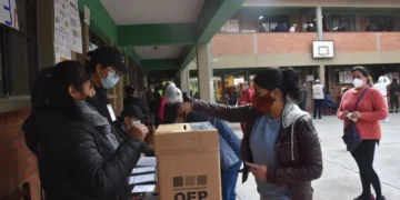 Proceso de votación en las elecciones de 2021 para las elecciones subnacionales. 
Foto: Archivo