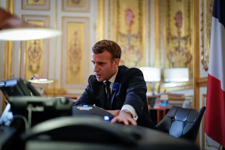Macron habló del Estado de Palestina/RRSS Macron