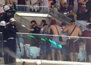 Incidentes en el duelo entre Fluminense y Lanús