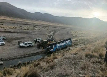 El de la empresa Sama cayó a un barranco/RRSS
