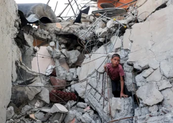 Los niños son víctimas de los bombardeos/AFP