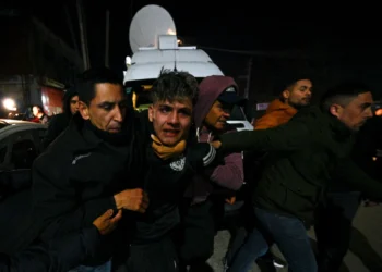 Algunas personas fueron detenidas durante los enfrentamientos/AFP