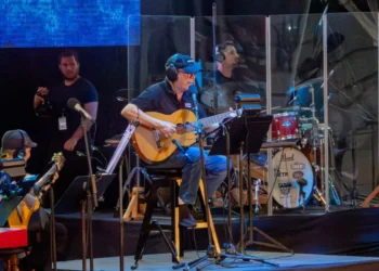 Silvio Rodríguez en su presentación en la Universidad de La Habana/AFP
